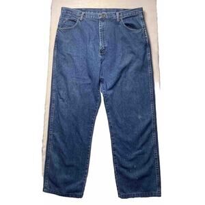 Vintage Red Kap Jeans Men's Blue Denim workwear 40 X 30 READ heavy duty